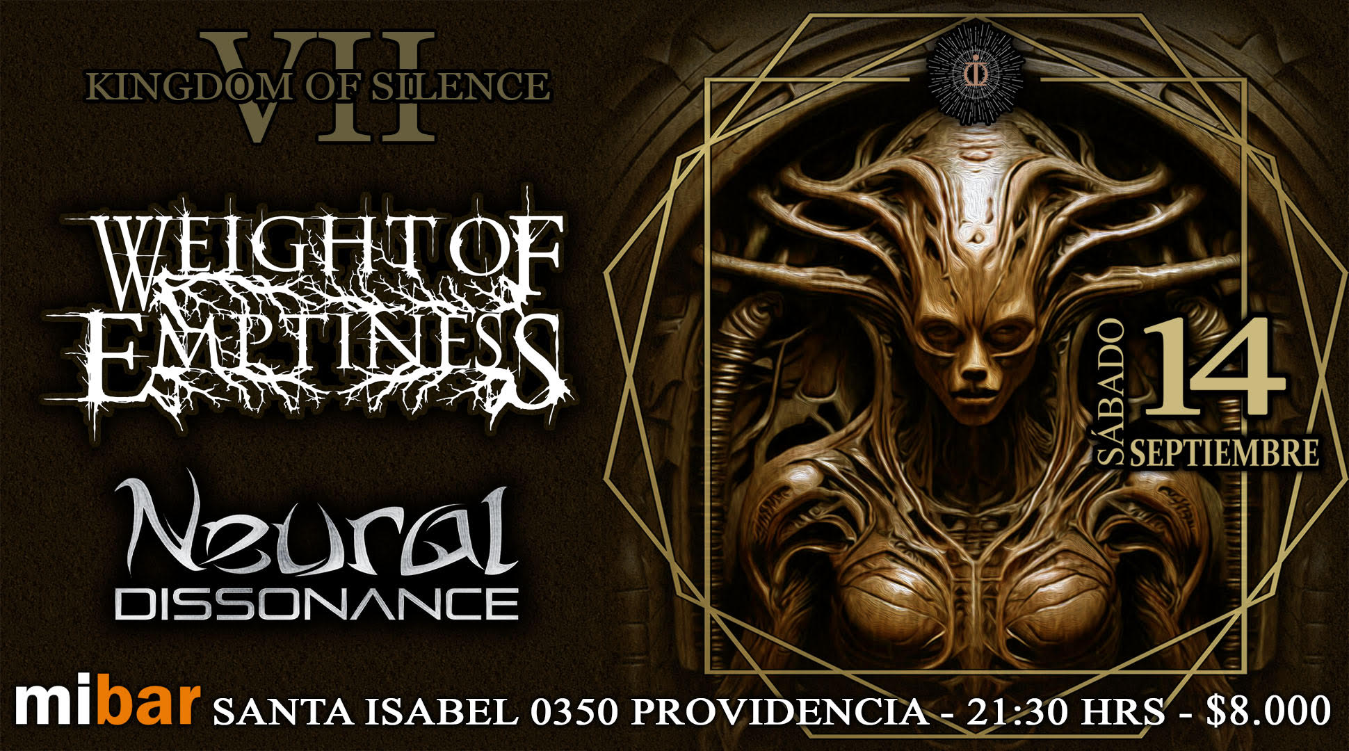 Kingdom of Silence VII: Weight of Emptiness y Neural Dissonance en MiBar